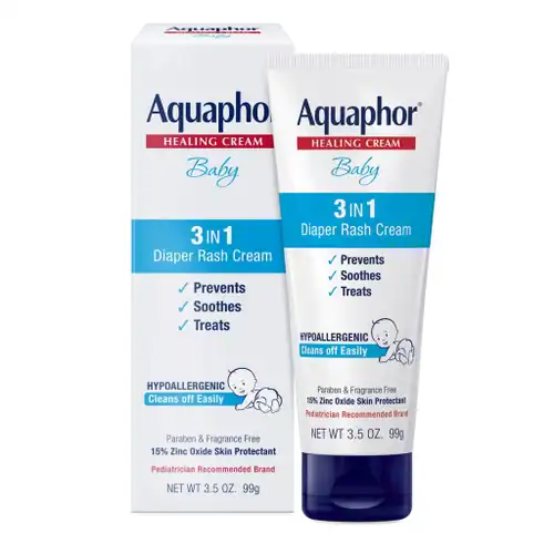 Aquaphor Baby 3 in1 Diaper Rash Cream 3.5 oz