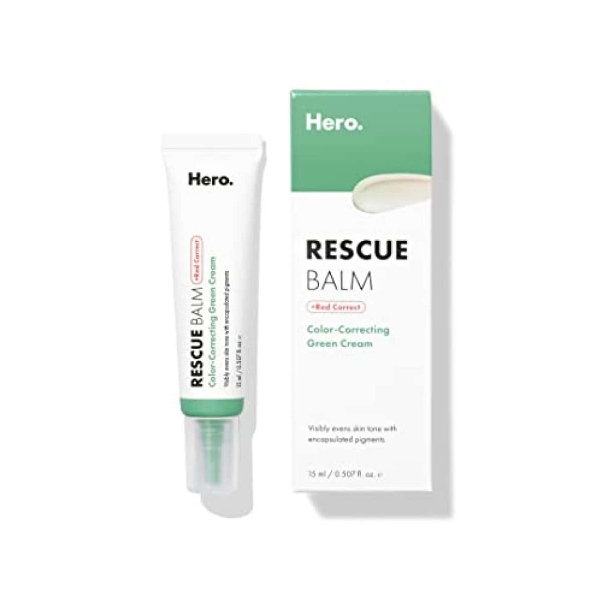 Hero Cosmetics Rescue Balm + Red Correct 15ML (OLD FORMULA)