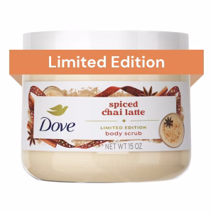 Dove Scrub Spiced Chai Latte 12 Piece 425 G