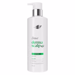 Dove Shampoo Dermascalp Oil Control 4 Piece 16 Oz.
