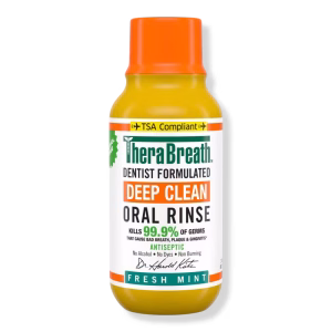 TheraBreath Deep Clean Antiseptic Fresh Mint 3oz  (Inner)
